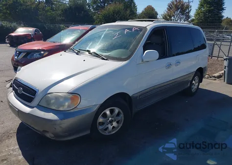 2005 Kia Sedona Ex/Lx from USA, damaged, VIN KNDUP132856747852